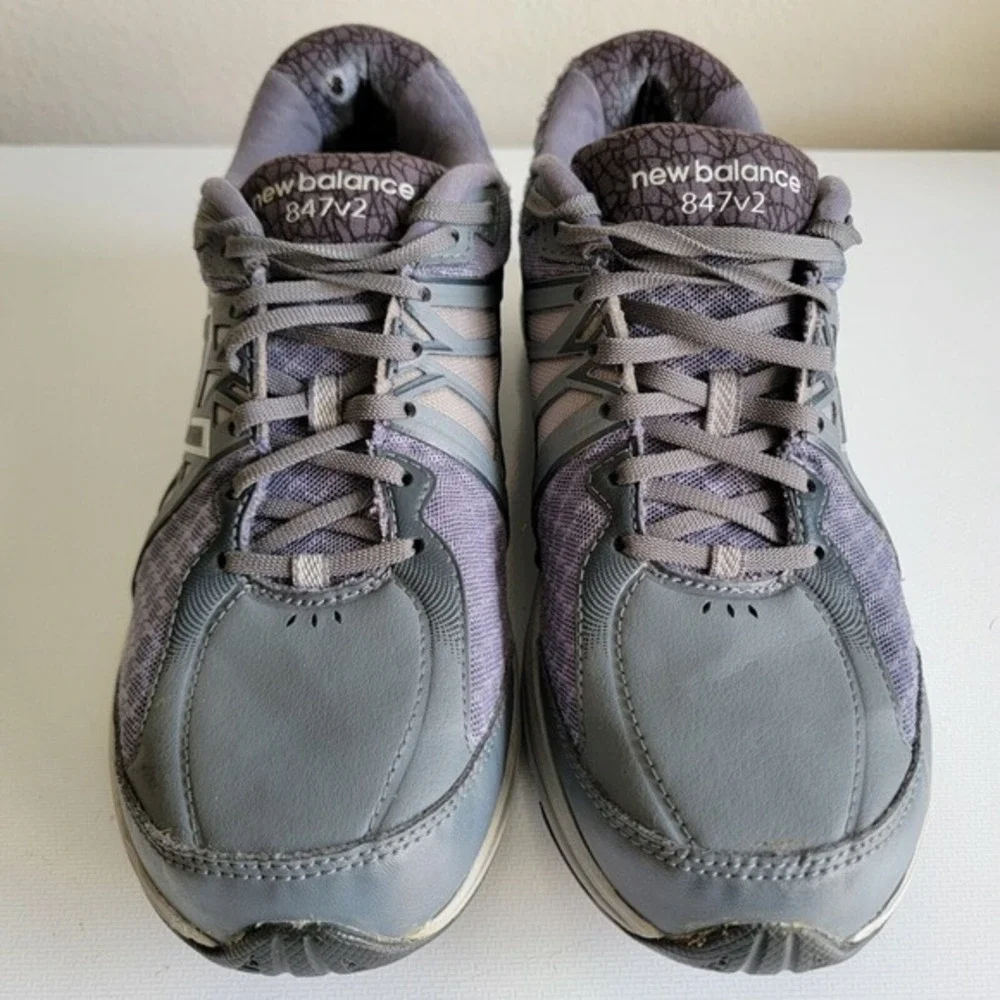 New Balance 847v2 Womens Size 10 Gray Walking Shoes‎ WW847GY2 Abzorb Comfort
